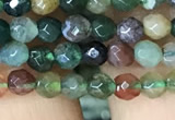 CTG1116 15.5 inches 3mm faceted round tiny Indian agate beads