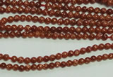 CTG112 15.5 inches 2mm round tiny goldstone beads wholesale