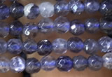 CTG1141 15.5 inches 3mm faceted round tiny iolite gemstone beads