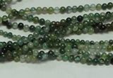 CTG126 15.5 inches 2mm round tiny moss agate beads wholesale