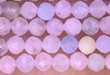 CTG1301 15.5 inches 3mm faceted round morganite gemstone beads