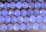 CTG1303 15.5 inches 2mm faceted round blue lace agate beads wholesale