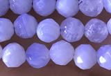 CTG1305 15.5 inches 5mm faceted round blue lace agate beads wholesale