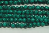 CTG131 15.5 inches 3mm round tiny synthetic malachite beads wholesale