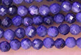 CTG1333 15.5 inches 2mm faceted round sapphire beads wholesale