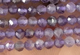 CTG1340 15.5 inches 2mm faceted round amethyst beads wholesale