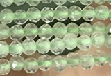 CTG1346 15.5 inches 2mm faceted round prehnite beads wholesale