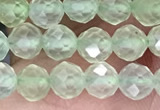 CTG1349 15.5 inches 5mm faceted round prehnite beads wholesale