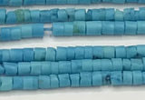 CTG1372 15.5 inches 1.5*2mm heishi tiny blue turquoise beads