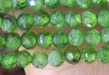 CTG1381 15.5 inches 2mm faceted round tiny diopside quartz beads