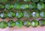 CTG1382 15.5 inches 3mm faceted round tiny diopside quartz beads