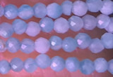 CTG1422 15.5 inches 2mm faceted round amazonite beads wholesale