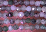 CTG1426 15.5 inches 2mm faceted round emerald gemstone beads