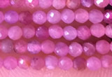 CTG1433 15.5 inches 2mm faceted round ruby gemstone beads