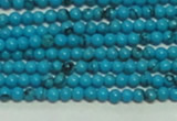 CTG144 15.5 inches 3mm round tiny blue turquoise beads wholesale