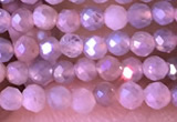 CTG1452 15.5 inches 2mm faceted round AB-color moonstone beads