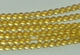 CTG146 15.5 inches 3mm round tiny citrine gemstone beads wholesale