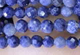 CTG1518 15.5 inches 3mm faceted round sapphire gemstone beads