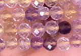 CTG1538 15.5 inches 4mm faceted round ametrine beads wholesale