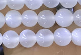 CTG1581 15.5 inches 4mm round white moonstone beads wholesale