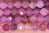 CTG1637 15.5 inches 3mm faceted round tiny ruby beads