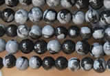 CTG2015 15 inches 2mm,3mm snowflake obsidian gemstone beads