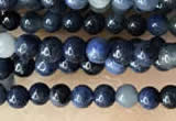 CTG2027 15 inches 2mm,3mm natural blue dumortierite beads