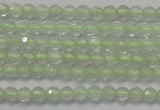 CTG204 15.5 inches 3mm faceted round tiny prehnite gemstone beads