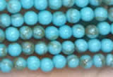 CTG2084 15 inches 2mm,3mm synthetic turquoise gemstone beads