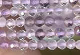 CTG2127 15 inches 2mm,3mm faceted round purple fluorite gemstone beads