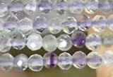 CTG2128 15 inches 2mm,3mm faceted round fluorite gemstone beads