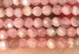 CTG2139 15 inches 2mm,3mm faceted round rhodochrosite gemstone beads