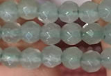 CTG2203 15 inches 2mm,3mm & 4mm faceted round green aventurine jade beads