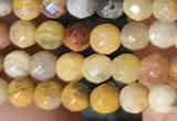 CTG2219 15 inches 2mm,3mm faceted round crazy lace agate beads