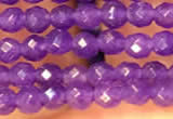 CTG2224 15 inches 2mm,3mm faceted round candy jade beads