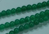 CTG23 15.5 inches 3mm round tiny green agate beads wholesale