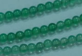 CTG24 15.5 inch 3mm round tiny pale green agate beads wholesale