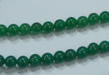 CTG25 15.5 inches 4mm round tiny green agate beads wholesale