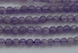 CTG252 15.5 inches 3mm round tiny amethyst gemstone beads