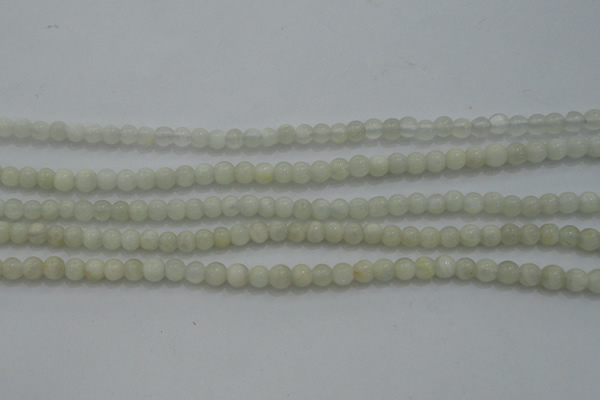 CTG256 15.5 inches 3mm round tiny white moonstone beads