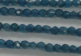 CTG410 15.5 inches 2mm faceted round tiny dyed candy jade beads