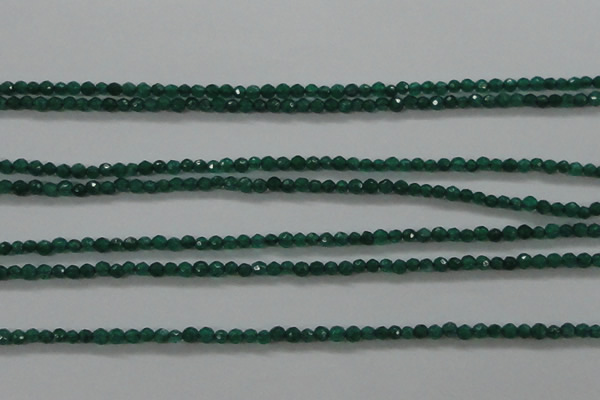 CTG415 15.5 inches 2mm faceted round tiny dyed candy jade beads