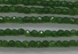 CTG416 15.5 inches 2mm faceted round tiny dyed candy jade beads