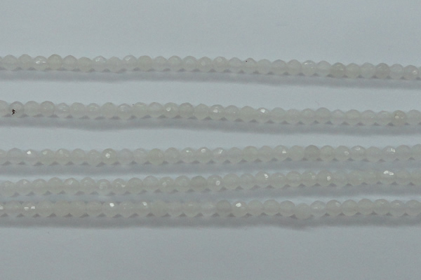 CTG420 15.5 inches 3mm faceted round tiny dyed candy jade beads