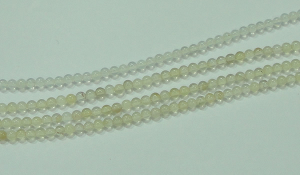 CTG43 15.5 inches 2mm round tiny white chalcedony beads wholesale