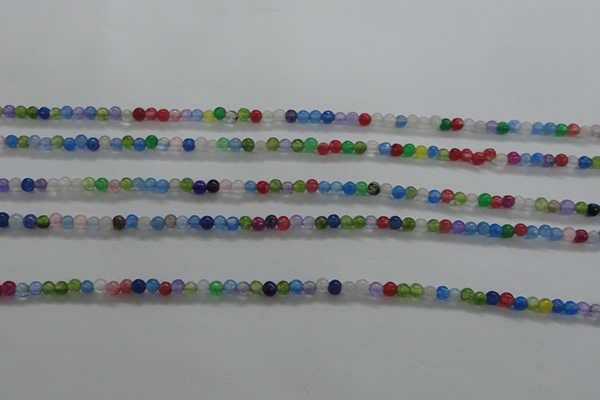 CTG436 15.5 inches 2mm round tiny dyed candy jade beads wholesale