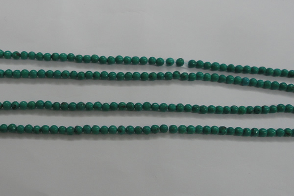 CTG442 15.5 inches 3mm round tiny natural turquoise beads wholesale