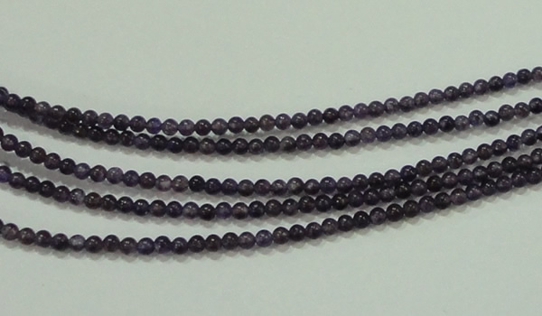 CTG56 15.5 inches 2mm round tiny dyed white jade beads wholesale