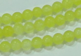 CTG58 15.5 inches 2mm round tiny dyed white jade beads wholesale