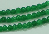 CTG61 15.5 inches 2mm round tiny dyed white jade beads wholesale